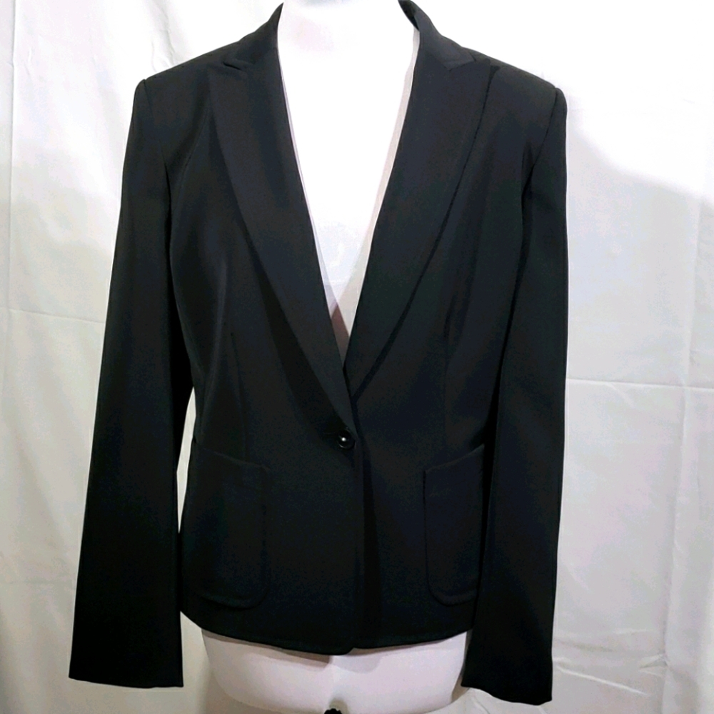 Like New Anne Klein Black Suit Jacket Size 10